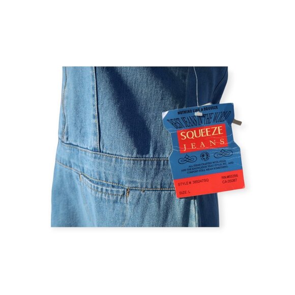 Vintage Denim Mini Dress | Squeeze Jeans | Size Large - Picture 10 of 10